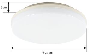 Prios Artin LED stropní světlo senzor kulaté 22 cm