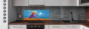 Skleněný panel do kuchynské linky Tenista pksh-120409886