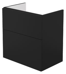 Deante Tubo skříňka 60x38.5x60 cm pod umyvadlo závěsná černá STU_NU61