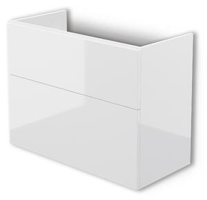 Deante Tubo skříňka 80x38.5x60 cm pod umyvadlo závěsná bílá STU_6U81