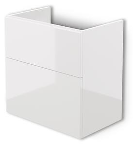 Deante Tubo skříňka 60x38.5x60 cm pod umyvadlo závěsná bílá STU_6U61