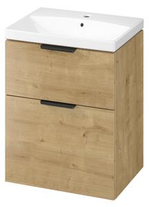 Cersanit City umyvadla se skříňkou 60 cm dub S4004-134
