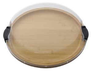 Servírovací tác Farberware s víkem 35 cm, bambusový 5317651EU