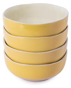 Jamie Oliver Big Love sada 4 žlutých kameninových misek Ø 16 cm JOBBLBOWL16PK4