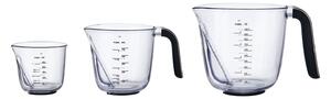 Sada 3 odměrek KitchenAid – černá 0,25 / 0,5 / 1 l KQG289OSOBA