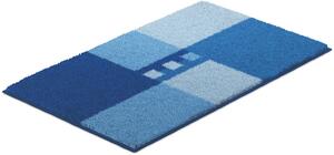 LineaDue MERKUR - Koupelnová předložka modrá Rozměr: víko,40x50 cm bez výřezu+50x80 cm