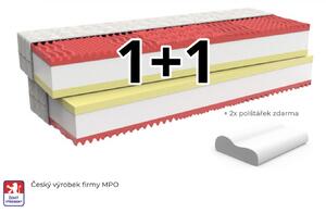 Ortopedická matrace 1+1, Memory Comfort Rozměr: 2ks (80x200 cm)