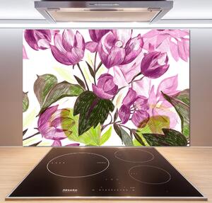 Panel do kuchyně Květinový vzor pksh-121115706