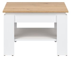 Konferenční stolek ERNIE LA05 bílá/dub evoke