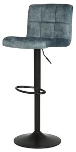Barová židle GITA modrá/černá