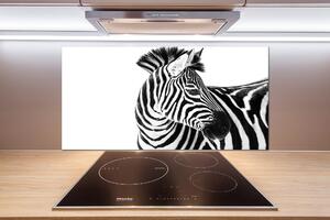Panel do kuchyně Zebra ve sněhu pksh-121577688