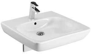 Geberit Selnova Compact umyvadlo 55x55 cm čtvercový klasický pro osoby se zdravotním postižením bílá 501.461.00.7
