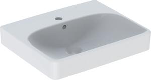 Geberit Smyle Square umyvadlo 50x41 cm obdélníkový klasický-na pult bílá lesk 500.256.01.1