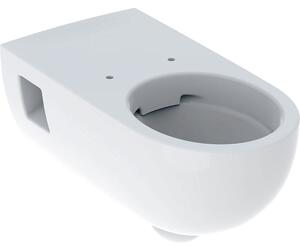Geberit Selnova Comfort záchodová mísa závěsná bez splachovacího kruhu pro osoby se zdravotním postižením bílá lesk 500.693.01.7
