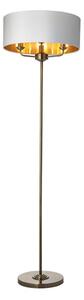 Endon 98935 - Stojací lampa HIGHCLERE 3xE14/40W/230V bílá/mosaz