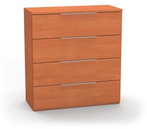 Komoda VARIO 4 Olše, nerez úchytky