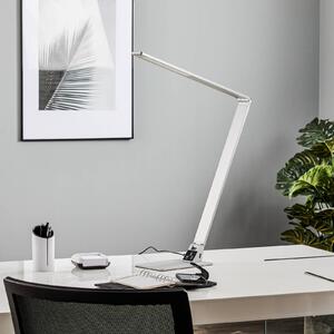 Plochá stolní pracovní LED lampa Wasp z hliníku