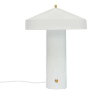 OYOY Living Design Stolní lampa Hatto, bílá, kov, E27, Bílá / opál, Obývací pokoj / jídelna, kov, Skandinávský