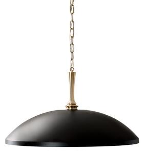 Kichler KL-DELAROSA-P-BK - Lustr na řetězu DELAROSA 1xE27/60W/230V černá/mosaz