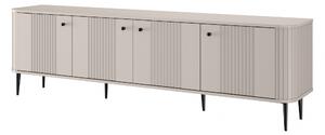 TV stolek Vesper 4D 187 cm - kašmírový / černé nožky