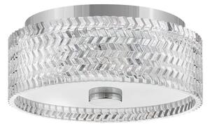 Hinkley HK-ELLE-F-S-CM - Stropní svítidlo 2xE27/60W/230V pr. 30,5 cm chrom
