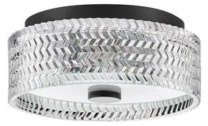 Hinkley HK-ELLE-F-S-BK - Stropní svítidlo 2xE27/60W/230V pr. 30,5 cm černá