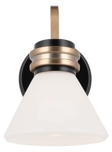 Kichler KL-FARUM1-BK - LED Koupelnová lampa FARUM 1xG9/3W/230V černá/mosaz