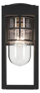 Kichler KL-HONE-S-BKT - Venkovní nástěnné svítidlo HONE S 1xE27/60W/230V IP44