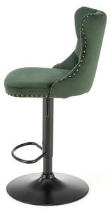 Barová židle SCH-117 tmavě zelená