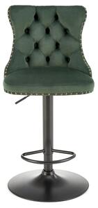 Barová židle SCH-117 tmavě zelená