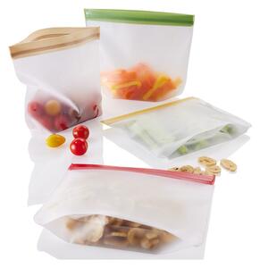 ERNESTO® Potravinová dóza / Sáček na potraviny (silikonový sáček na potraviny, 4dílná sada) (100371730005)