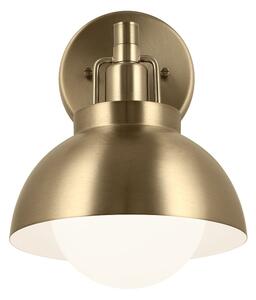 Kichler KL-NIVA-1W-1P-CPZ - Nástěnná lampa NIVA 1xE27/40W/230V mosaz