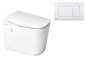 Ultimax stojící WC s technologií OptimFlush včetně nádržky a nástěnného tlačítka SATOFSHFS3.B20