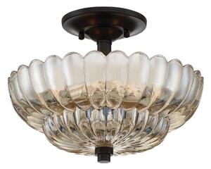 Quoizel QZ-WHITECAP-SF-S - Stropní svítidlo WHITECAP 3xE14/40W/230V pr. 29,7 cm