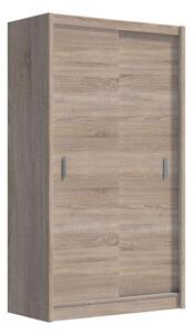 Šatní skříň s posuvnými dveřmi SAPHIRA 150x215x61 cm dub sonoma