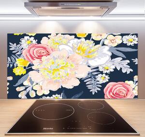 Panel do kuchyně Květinový vzor pksh-122966276