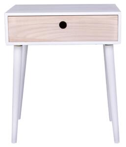 Noční stolek PARMO bílá