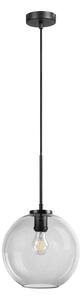 Dyberg Larsen Závěsná lampa Loop 25 cm kouřová/černá