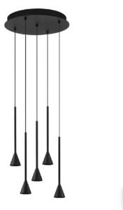 Nova Luce Stylové závěsné LED svítidlo NET ROUND