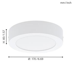 Eglo 94072 - LED stropní svítidlo FUEVA 1 LED/10,89W/230V