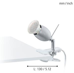 Eglo 93119 - LED lampa s klipem BANNY 1 1xGU10/3W/230V
