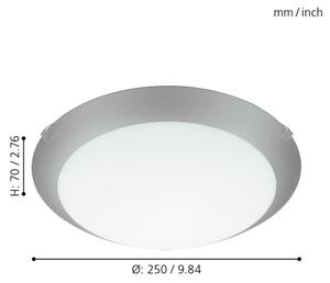 Eglo 89248 - Stropní svítidlo MARS 1 1xE27/25W/230V