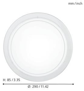 Eglo 83153 - Stropní svítidlo PLANET 1 1xE27/60W/230V