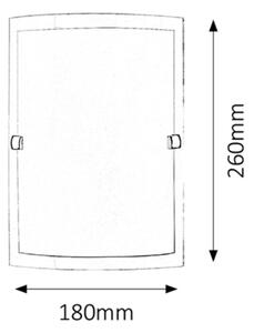Rabalux 3687 - Nástěnné svítidlo NEDDA 1xE27/60W/230V