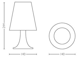 Philips 71795/90/16 - LED Dětská stolní lampa DISNEY DORY LED/2,3W/230V