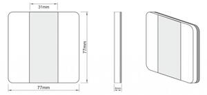 LDST DU-01-SZ-BC10 - Osvětlení schodiště DUO 10xLED/1,2W/230V