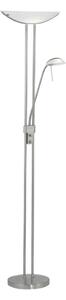 EGLO 85971 - Stmívatelná stojací lampa BAYA 1xR7s/230W+1xG9/33W matný chrom