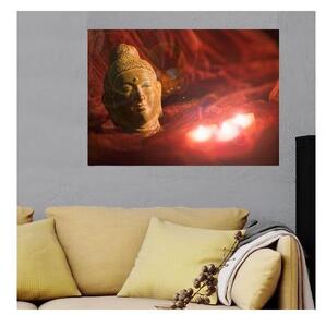 Eglo 75039 - LED Svítící dekorační obraz BUDDHA 3xLED/0,02W/2xAA 30x45 cm