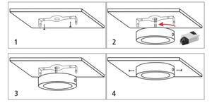 LED Stropní svítidlo LED/18W/230V 4200K pr. 21 cm bílá