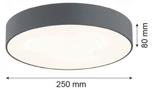 Argon 3080 - Stropní svítidlo DARLING 2xE27/15W/230V pr. 25 cm šedá
